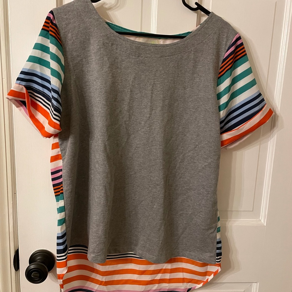 Fun Anthropologie top- great colors!